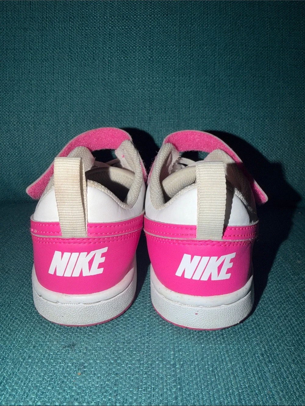 Nike Court Borough Low Recraft Pink White 1Y EUC